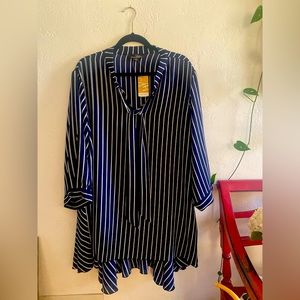 Suzanne Betro sassy stripped top! Lightweight, never worn with tags!